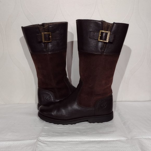 Timberland Shoes - Timberland Western Buckle Boots Size UK 5.5 Womens Brown